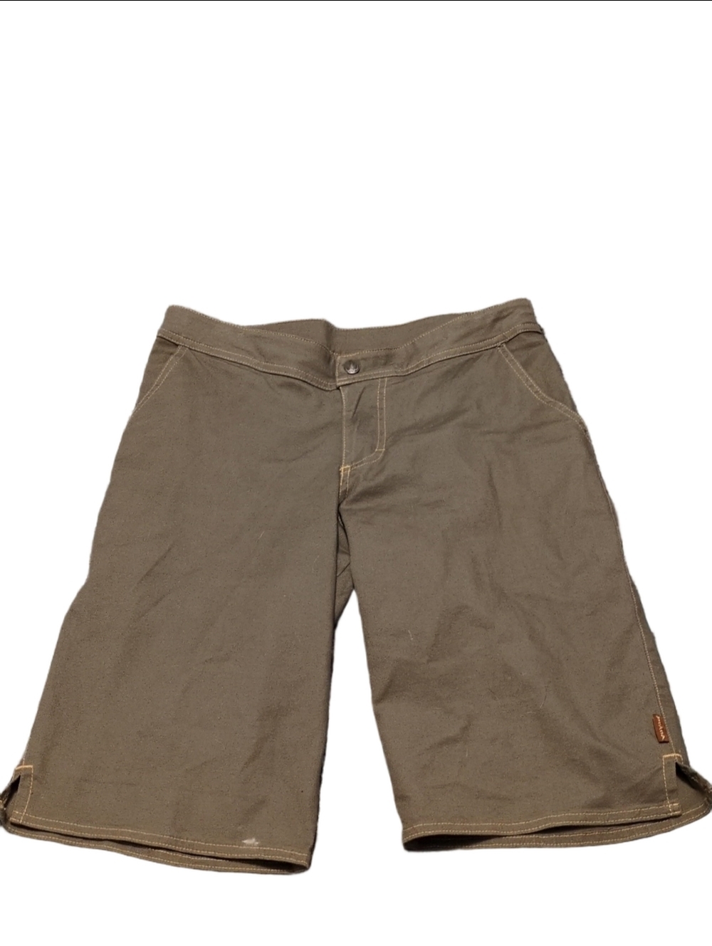 Prana Vintage Green Bermuda Shorts Size Medium